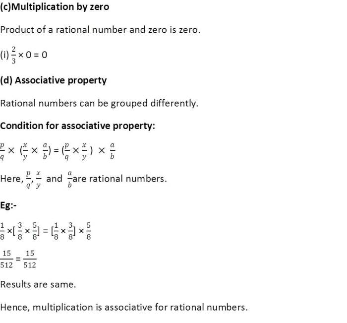 schoolhelpbygunjan.wordpress.com | Rational numbers | Associative property of multiplication for rational numbers | Notes | NCERT