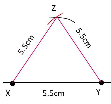 Practical geometry,Ex 10.2,A 2,drawing 4,NCERT,class 7