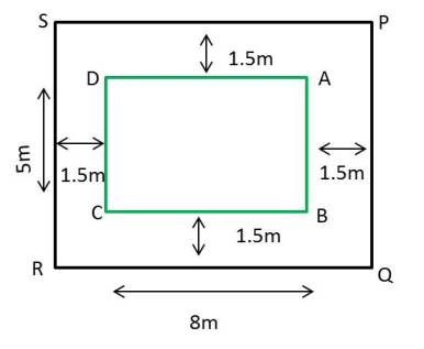 Perimeter and area,A 3,Ex 11.4,diagram,NCERT,class 7