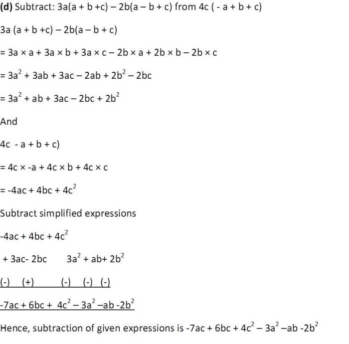 Algebraic expressions and identities,A 5(d),exercise 9.3,NCERT,Class 8