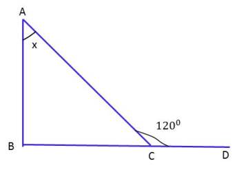 Diagram of Question 4 of Worksheet of Chapter Lines and Angles
