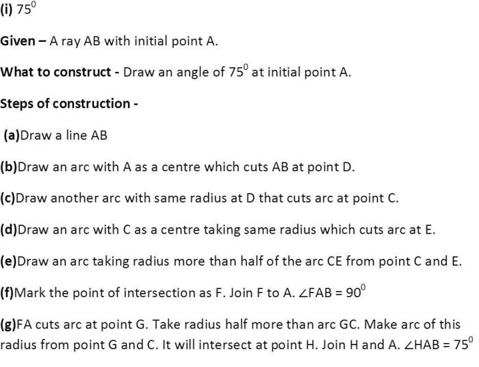Constructions, exercise 11.1, A 4(i), NCERT, Class 9