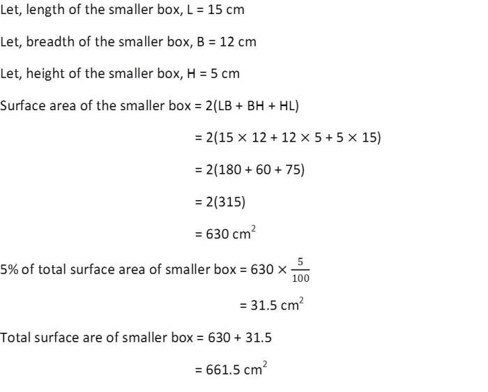 Surface areas and volumes, A7, exercise 13.1, NCERT, class9