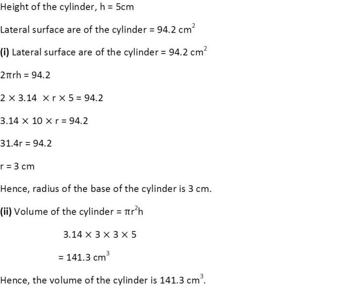 Surface areas and volumes, A4, exercise 13.6, NCERT, class 9